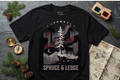 Aurora Moose tee flat-lay on slate